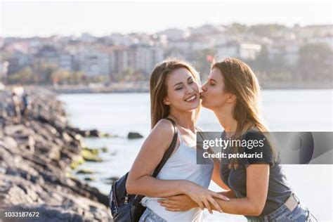 close up lesbians|401 Lesbian Kiss Close Up Stock Photos & High